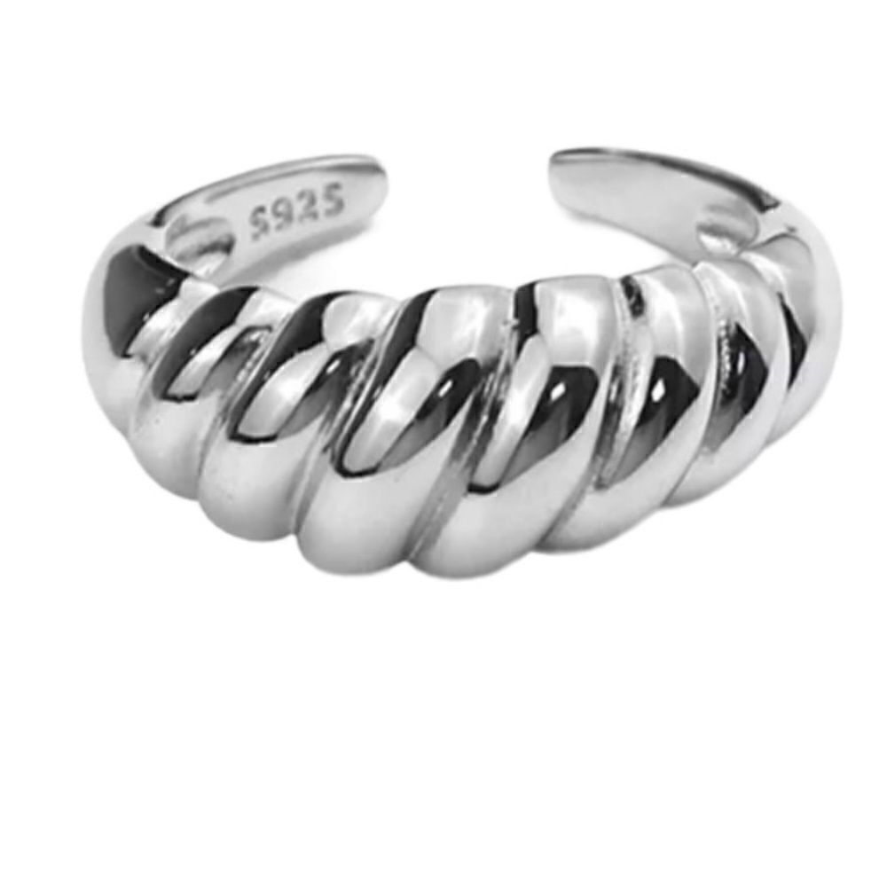 The Sublime Swirl ring in 925 silver adjustable